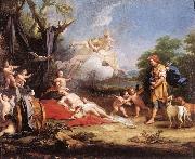 Jacopo Amigoni Venus and Adonis painting